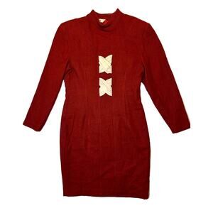 Vintage Ben Pin International B & P Woman's Dress High Neck Size 10 ?